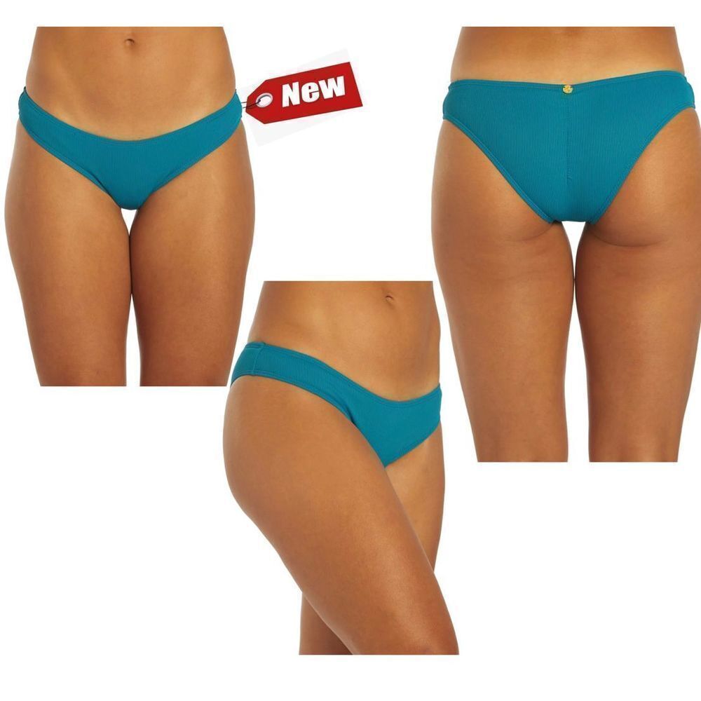 QUINTSOUL
BLUE Malibu Bella Bikini Bottom Sz L NWT